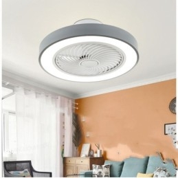 Moderní stropní ventilátorová světla s dálkovým ovládáním akrylová kulatá stropní lampa