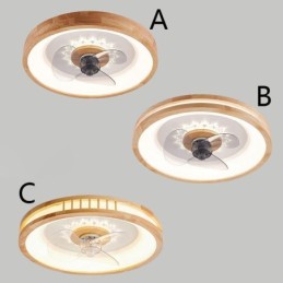 Moderní invertorový stropní ventilátor se světly Dálkové ovládání stropní lampa ventilátoru