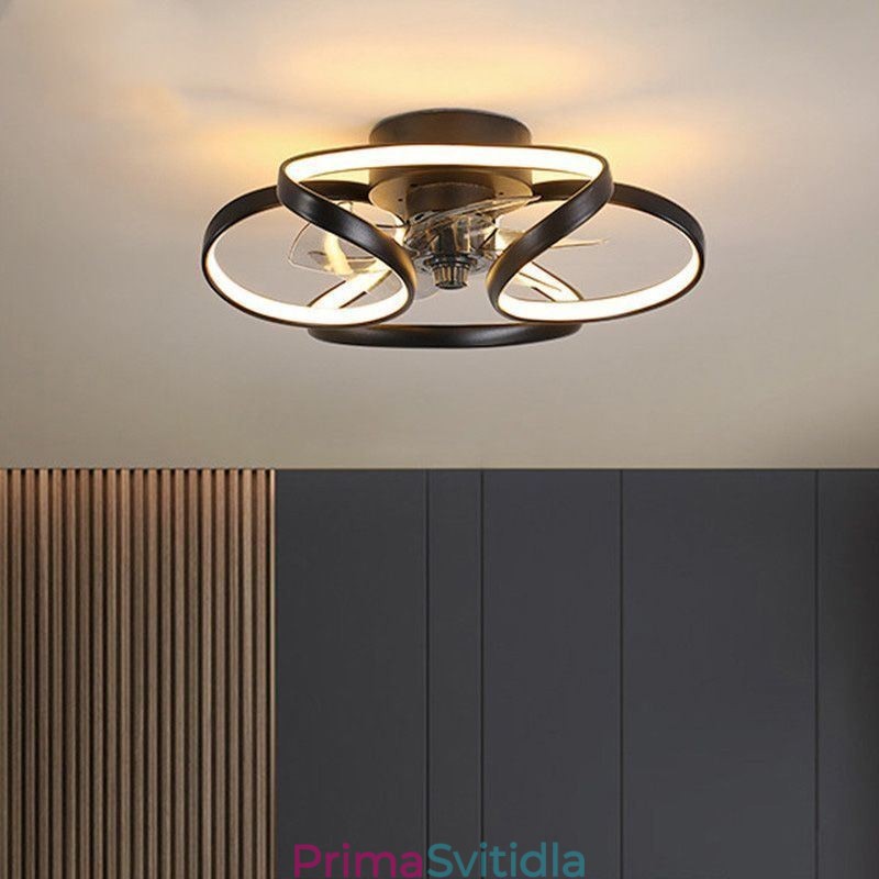 Jedinečný stropní ventilátor a lehký moderní stropní ventilátor se světly