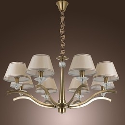 Moderní současný tradiční klasický rustikální lustr Vintage Country Island mosazný kovový lustr