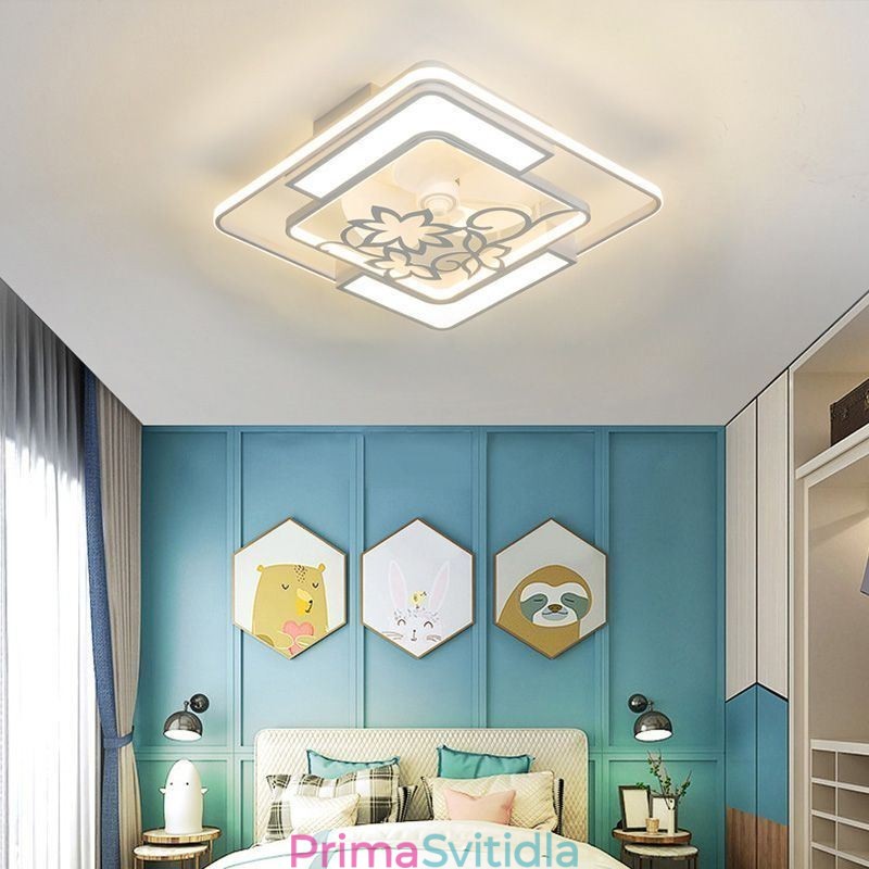Evropský Styl Stropní Ventilátory Se Světlem