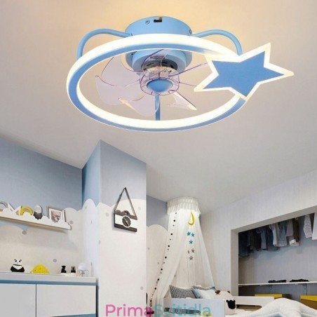 Kreslený stropní ventilátor světlo kreativní stropní lampa pro děti Kreslený stropní ventilátor světlo kreativní stropní lampa pro děti