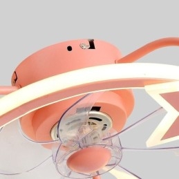 Kreslený stropní ventilátor světlo kreativní stropní lampa pro děti