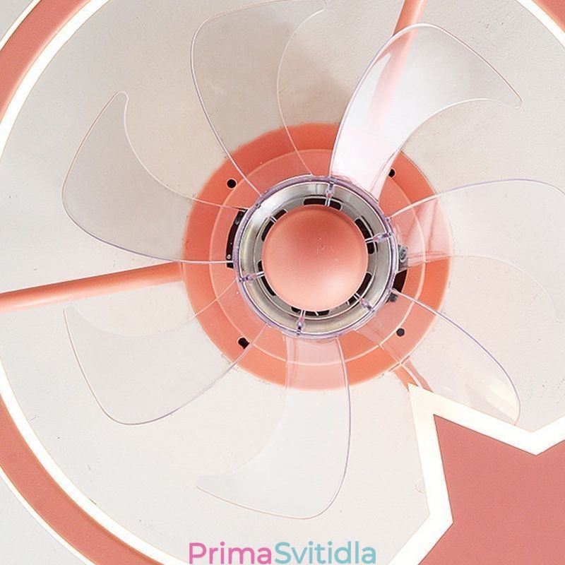 Kreslený stropní ventilátor světlo kreativní stropní lampa pro děti