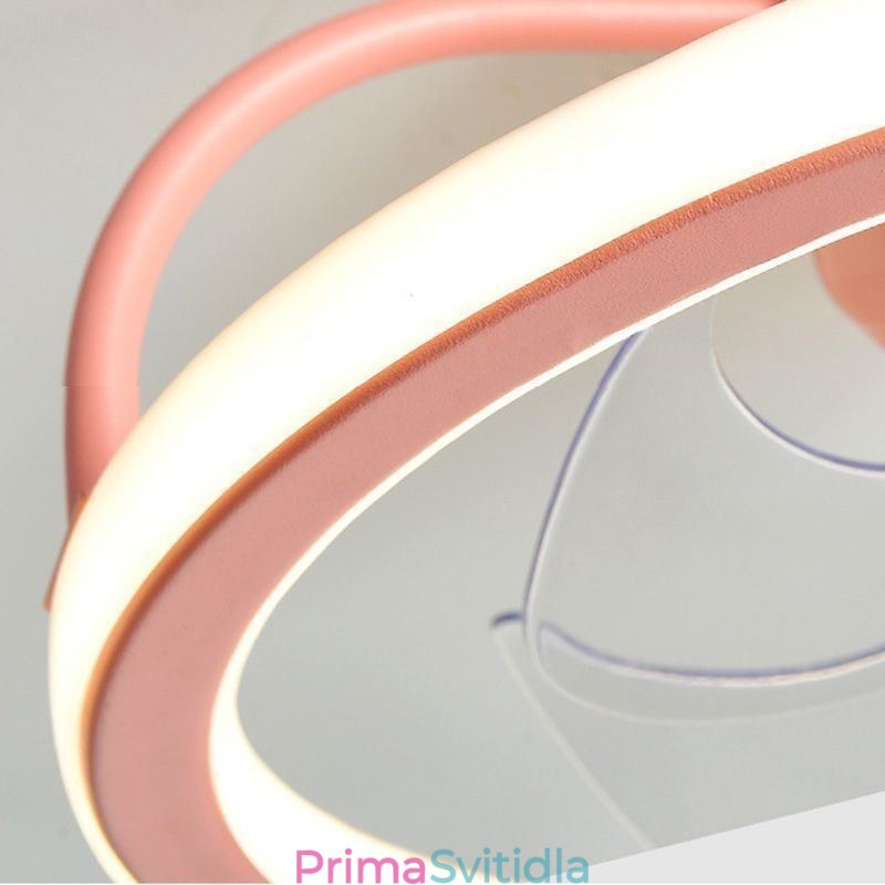 Kreslený stropní ventilátor světlo kreativní stropní lampa pro děti