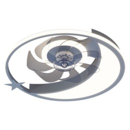 Měsíční stropní ventilátor Light Creativity Stropní lampa