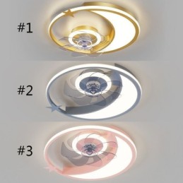 Měsíční stropní ventilátor Light Creativity Stropní lampa