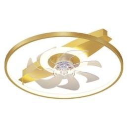 Moderní stropní ventilátor s dálkovým ovládáním světel