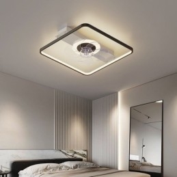 Moderní stropní ventilátor s dálkovým ovládáním světel