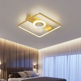 Moderní stropní ventilátor s dálkovým ovládáním světel