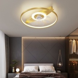 Moderní stropní ventilátor s dálkovým ovládáním světel