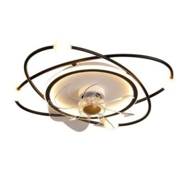 Moderní stropní ventilátory vnitřní osvětlení jídelna