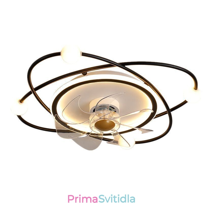 Moderní stropní ventilátory vnitřní osvětlení jídelna