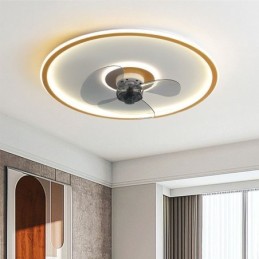 Macaron Stropní ventilátor Light Dálkové ovládání Decor Ventilateur
