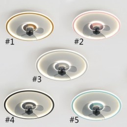 Macaron Stropní ventilátor Light Dálkové ovládání Decor Ventilateur