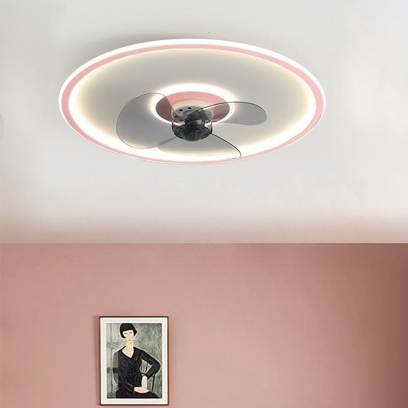 Macaron Stropní ventilátor Light Dálkové ovládání Decor Ventilateur