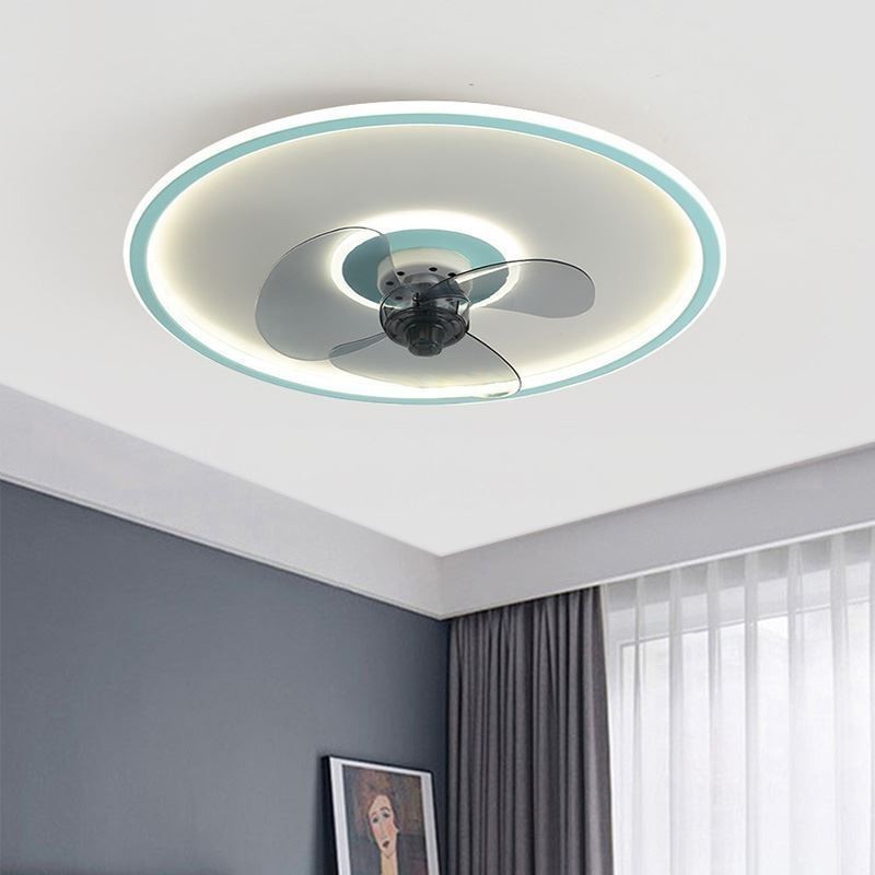 Macaron Stropní ventilátor Light Dálkové ovládání Decor Ventilateur