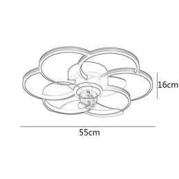 Stropní Ventilátory Se Světly Lustr Ventilateur