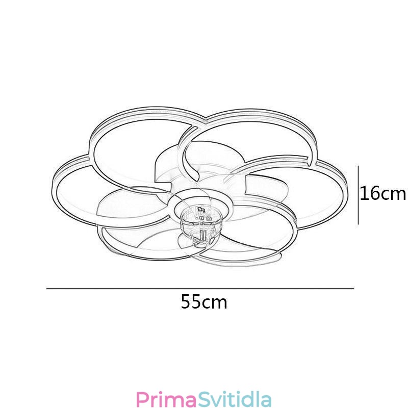 Stropní Ventilátory Se Světly Lustr Ventilateur
