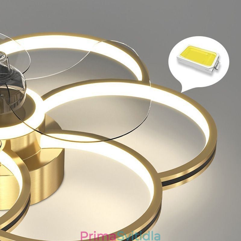 Stropní Ventilátory Se Světly Lustr Ventilateur