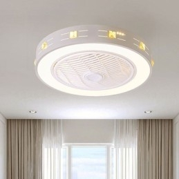 Ultra tenký stropní ventilátor světlo Neviditelný stropní ventilátor se světlem