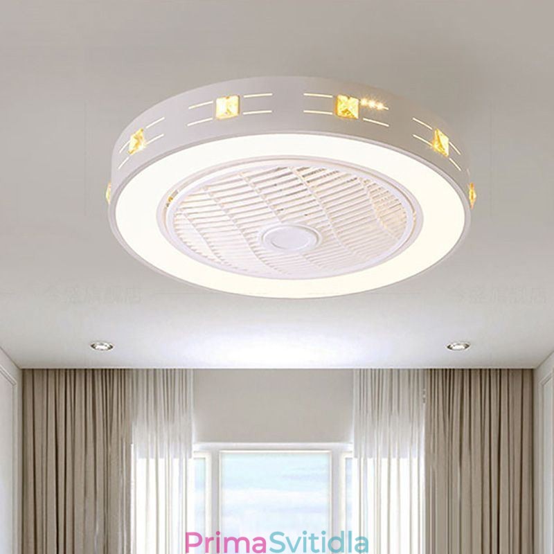 Ultra tenký stropní ventilátor světlo Neviditelný stropní ventilátor se světlem