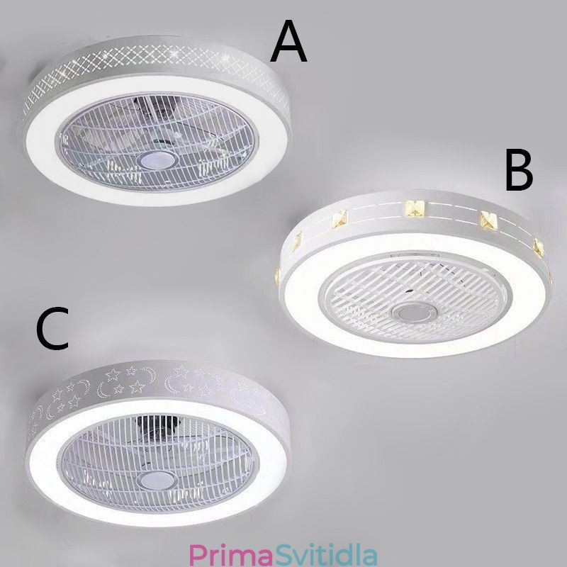 Ultra tenký stropní ventilátor světlo Neviditelný stropní ventilátor se světlem