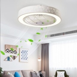 Ultra tenký stropní ventilátor světlo Neviditelný stropní ventilátor se světlem