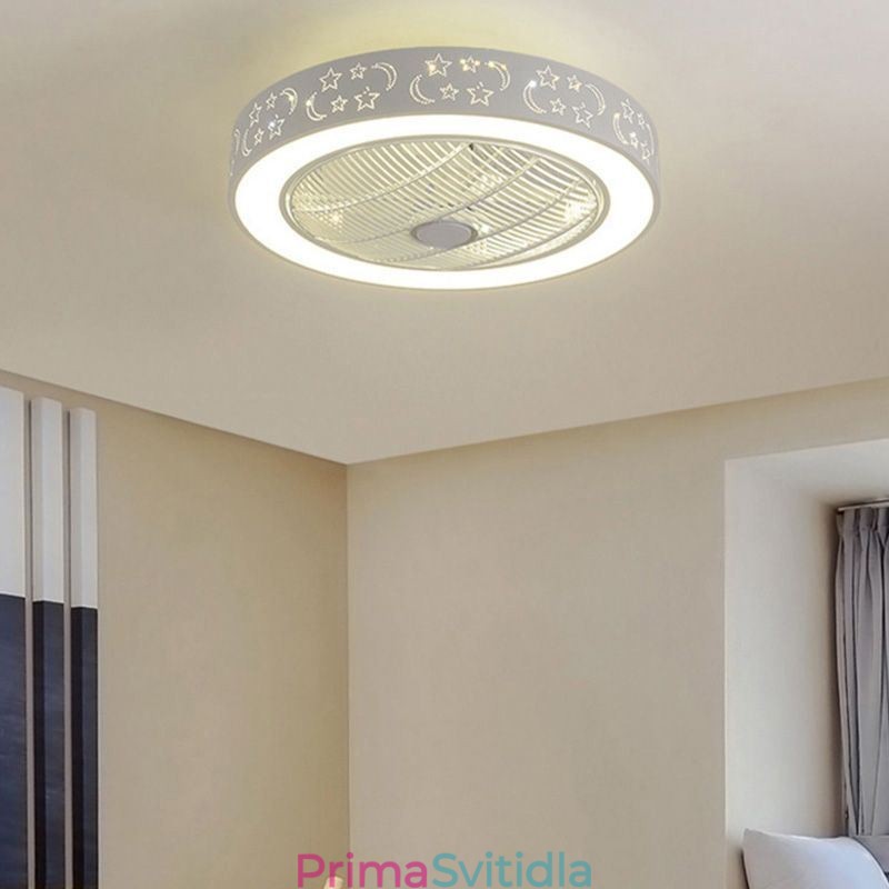 Ultra tenký stropní ventilátor světlo Neviditelný stropní ventilátor se světlem