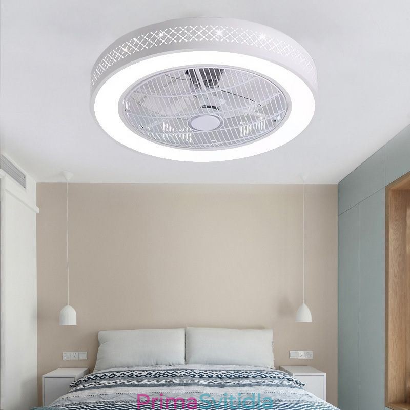 Ultra tenký stropní ventilátor světlo Neviditelný stropní ventilátor se světlem