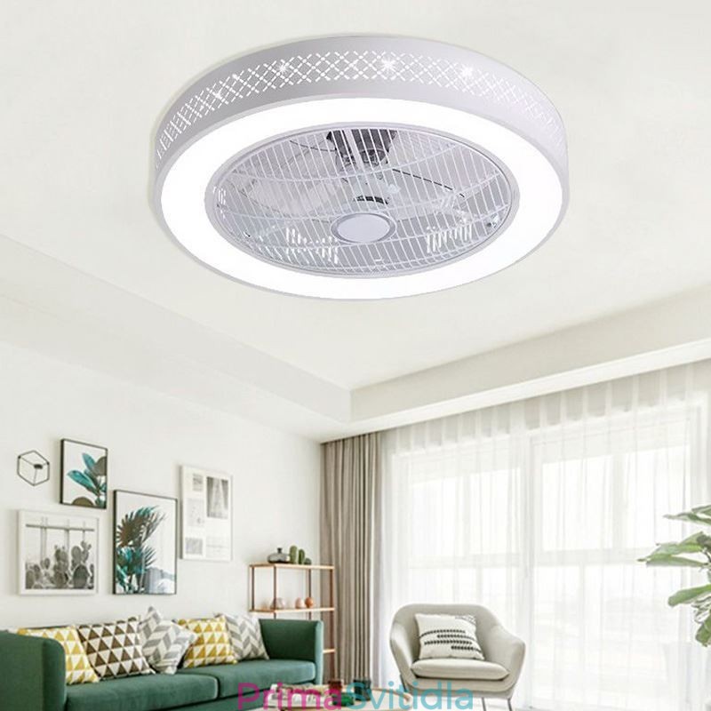Ultra tenký stropní ventilátor světlo Neviditelný stropní ventilátor se světlem