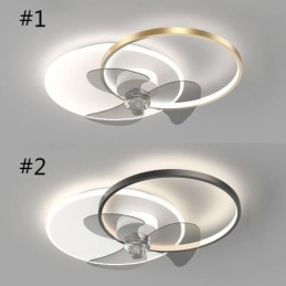 Stropní ventilátorová lampa Moderní svítidla ve stylu Art Deco