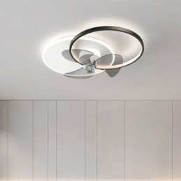 Stropní ventilátorová lampa Moderní svítidla ve stylu Art Deco