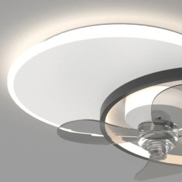 Stropní ventilátorová lampa Moderní svítidla ve stylu Art Deco