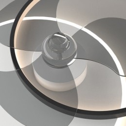 Stropní ventilátorová lampa Moderní svítidla ve stylu Art Deco
