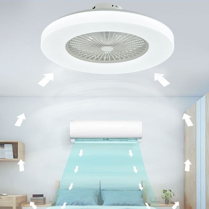Třírychlostní dálkové ovládání stropního ventilátoru Trichromatické stmívání