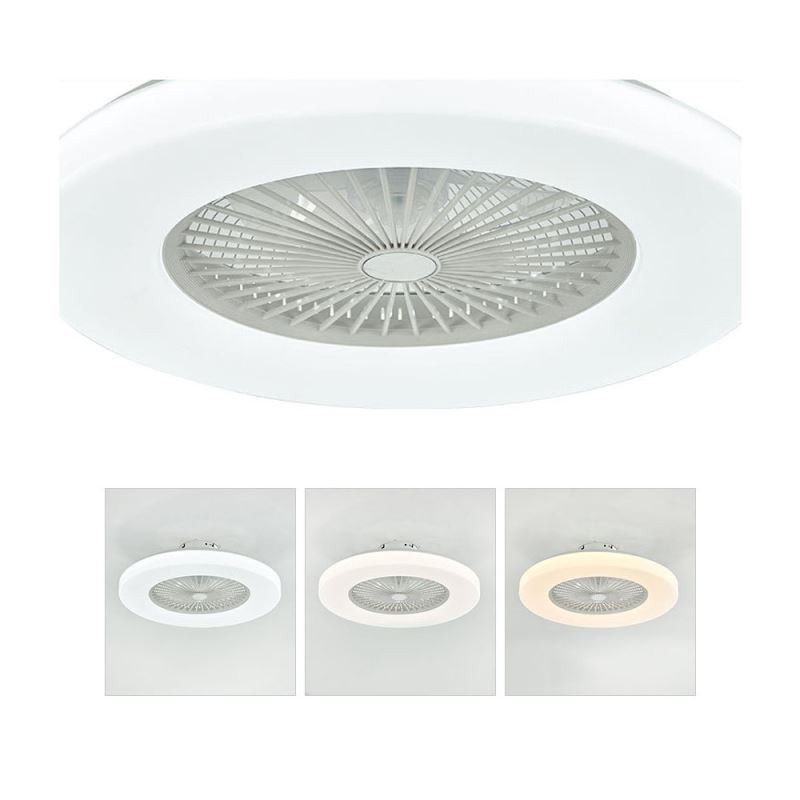 Třírychlostní dálkové ovládání stropního ventilátoru Trichromatické stmívání