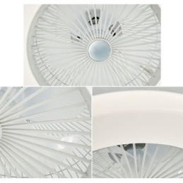 Třírychlostní dálkové ovládání stropního ventilátoru Trichromatické stmívání