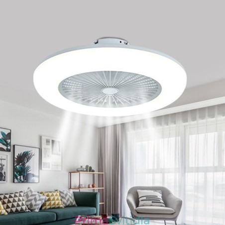 Trichromatické stmívání stropního ventilátoru s dálkovým ovládáním 3 rychlosti Trichromatické stmívání stropního ventilátoru s dálkovým ovládáním 3 rychlosti