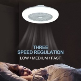 Trichromatické stmívání stropního ventilátoru s dálkovým ovládáním 3 rychlosti