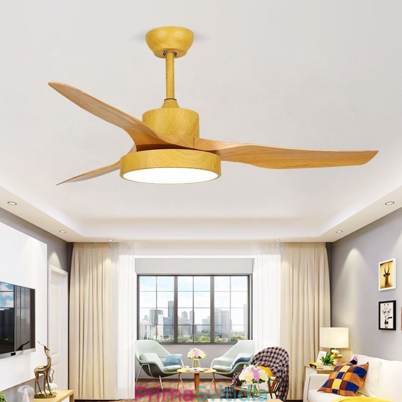 Stropní ventilátor s dálkovým ovládáním se 3 lopatkami