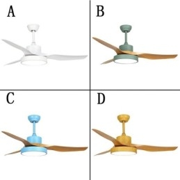 Stropní ventilátor s dálkovým ovládáním se 3 lopatkami