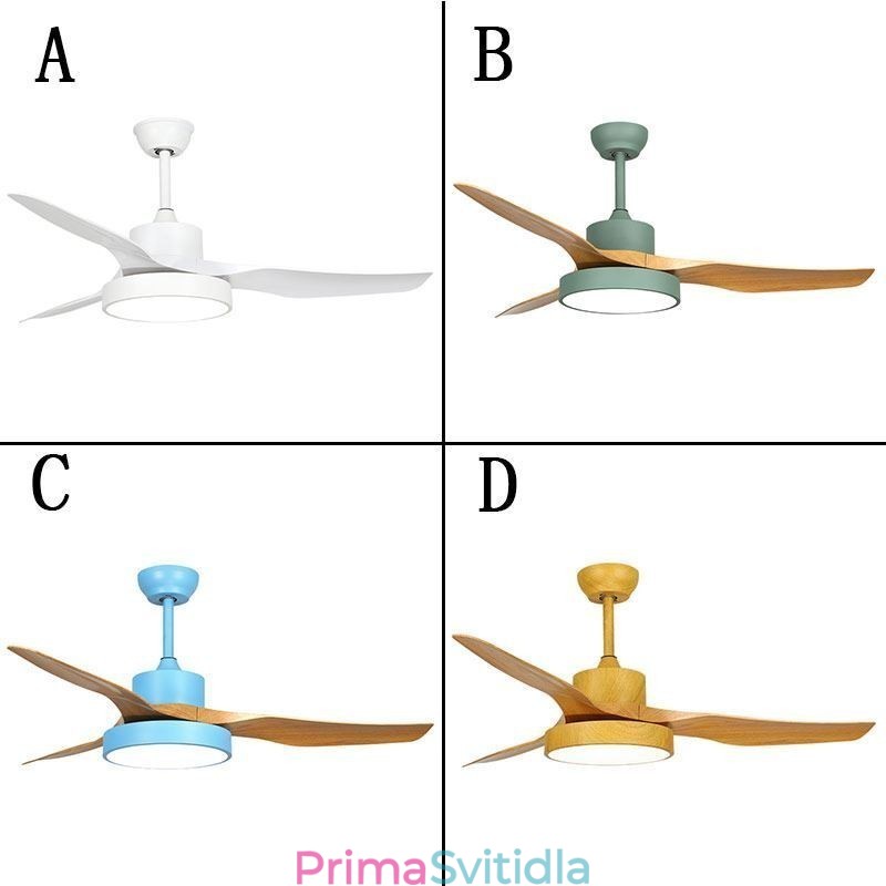 Stropní ventilátor s dálkovým ovládáním se 3 lopatkami
