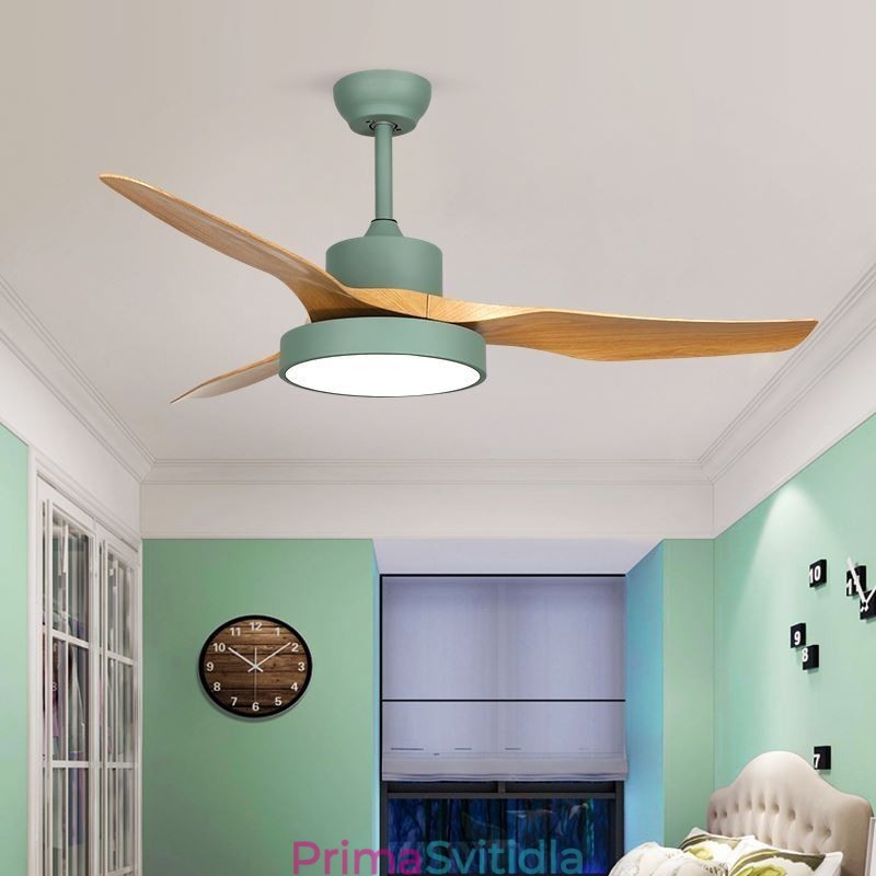 Stropní ventilátor s dálkovým ovládáním se 3 lopatkami