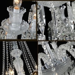 Evropské křišťálové stropní svítidlo se 48 světly