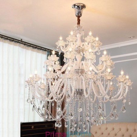 Evropský křišťálový lustr s 32 světly Luxusní dekorace stropní svítidlo Evropský křišťálový lustr s 32 světly Luxusní dekorace stropní svítidlo