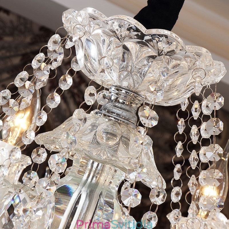 Evropský křišťálový lustr s 32 světly Luxusní dekorace stropní svítidlo