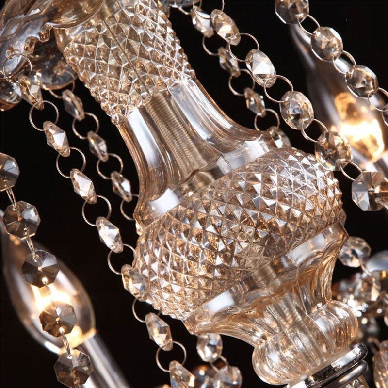 Evropský křišťálový lustr s 30 světly dekorace stropní světlo