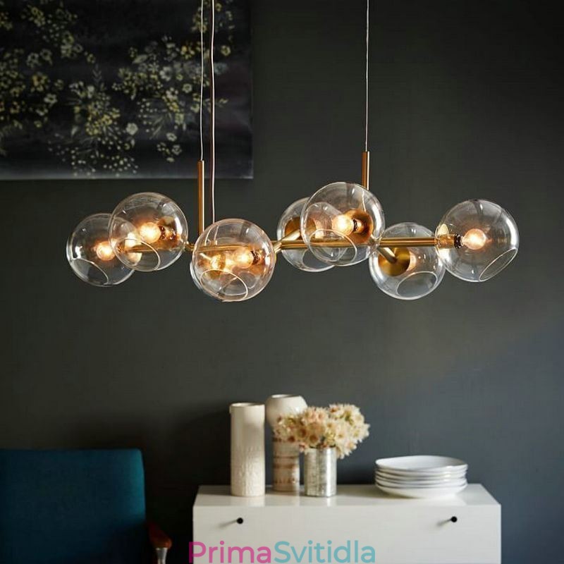 Současná závěsná lampa Magic Bean Simple s 8 světly