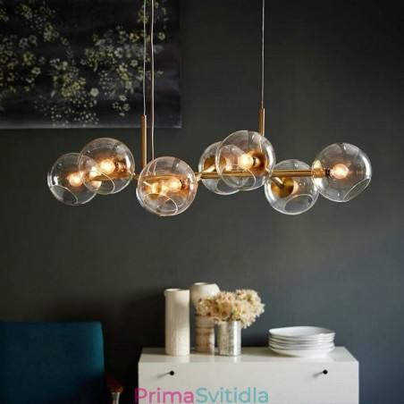 Současná závěsná lampa Magic Bean Simple s 8 světly Současná závěsná lampa Magic Bean Simple s 8 světly